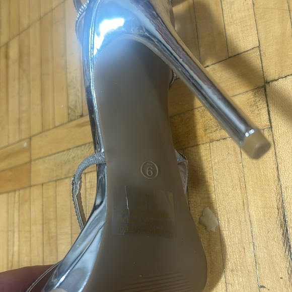 High heels silver sparkly - Picture 3 of 3